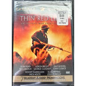 New The Thin Red Line DVD 1998 Sean Penn Jim Caviezel Nick Nolte Action War TE6